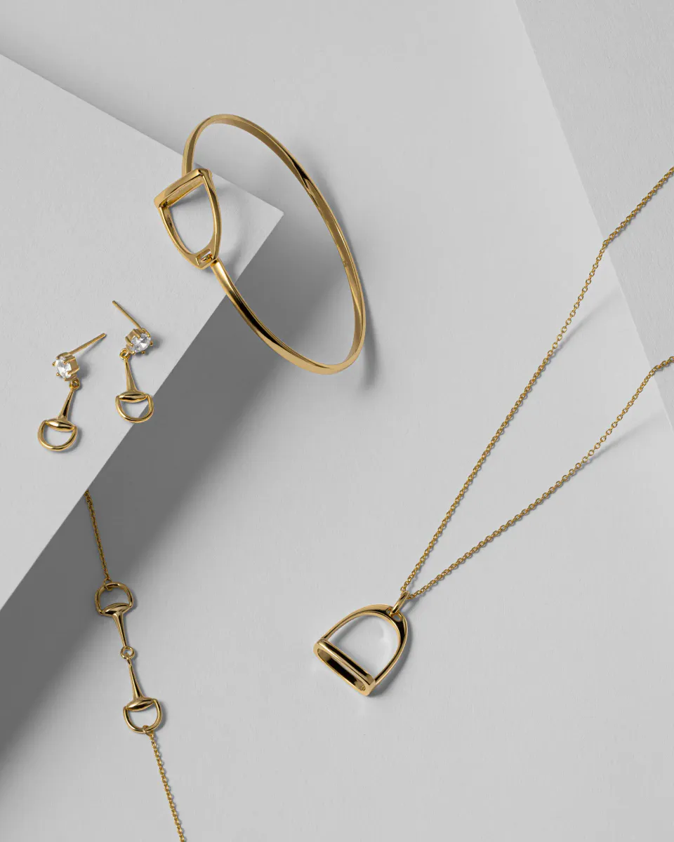 HERMINES STORY - ISABELLE – Horsebit Armbånd Gull