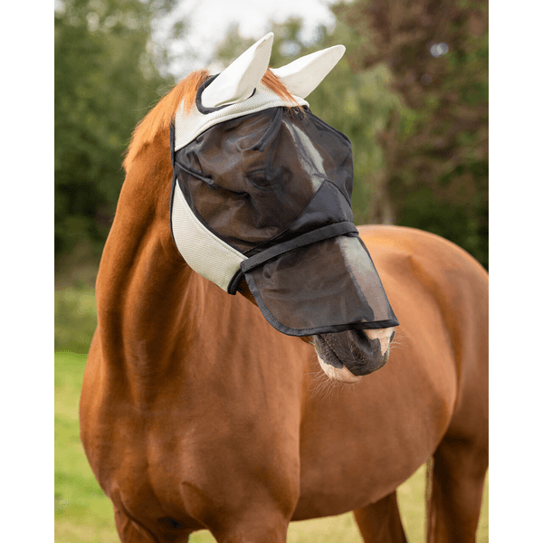 Hovedbilde QHP Fly Mask with detachable nose flap