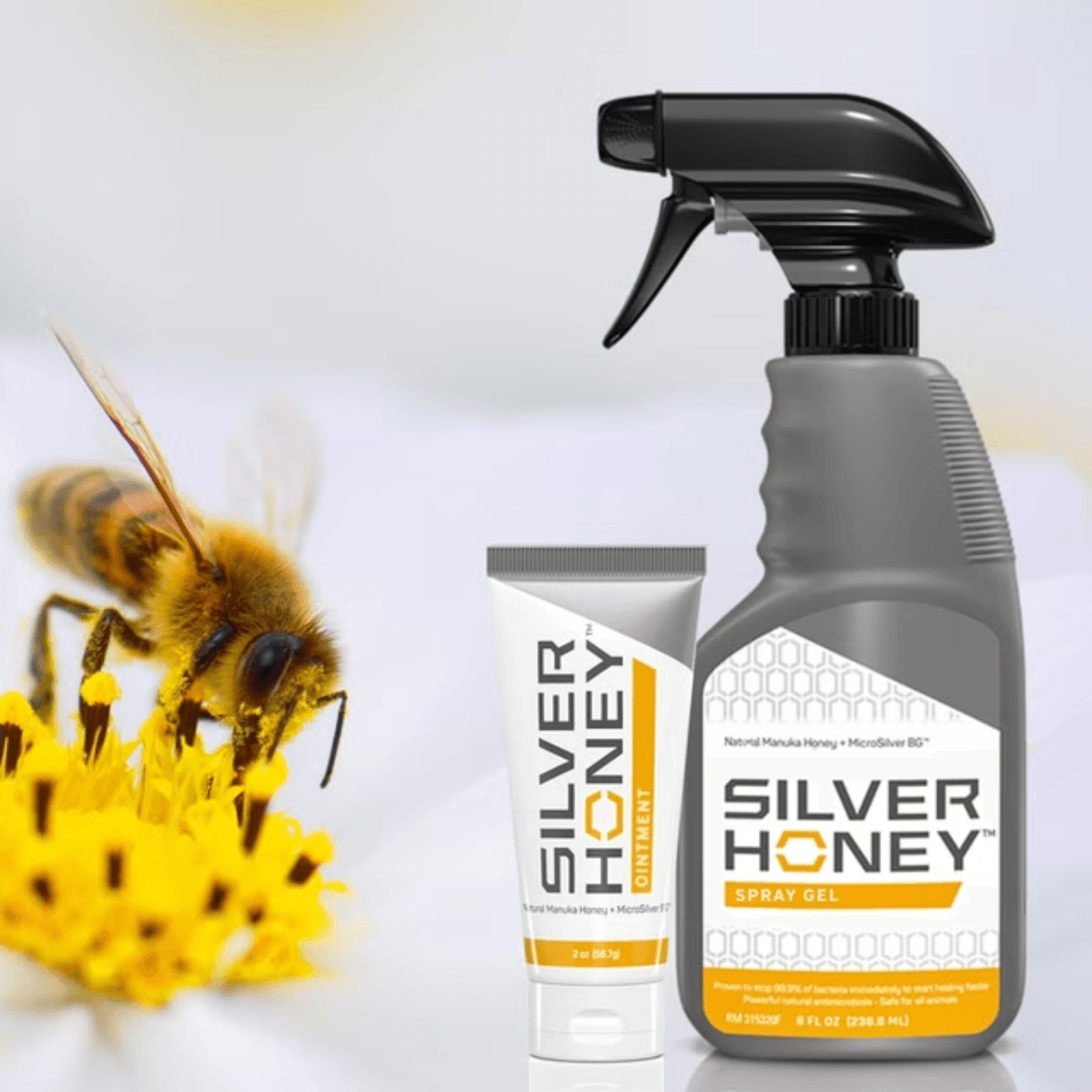 Silver Honey Absorbine Spray Gel