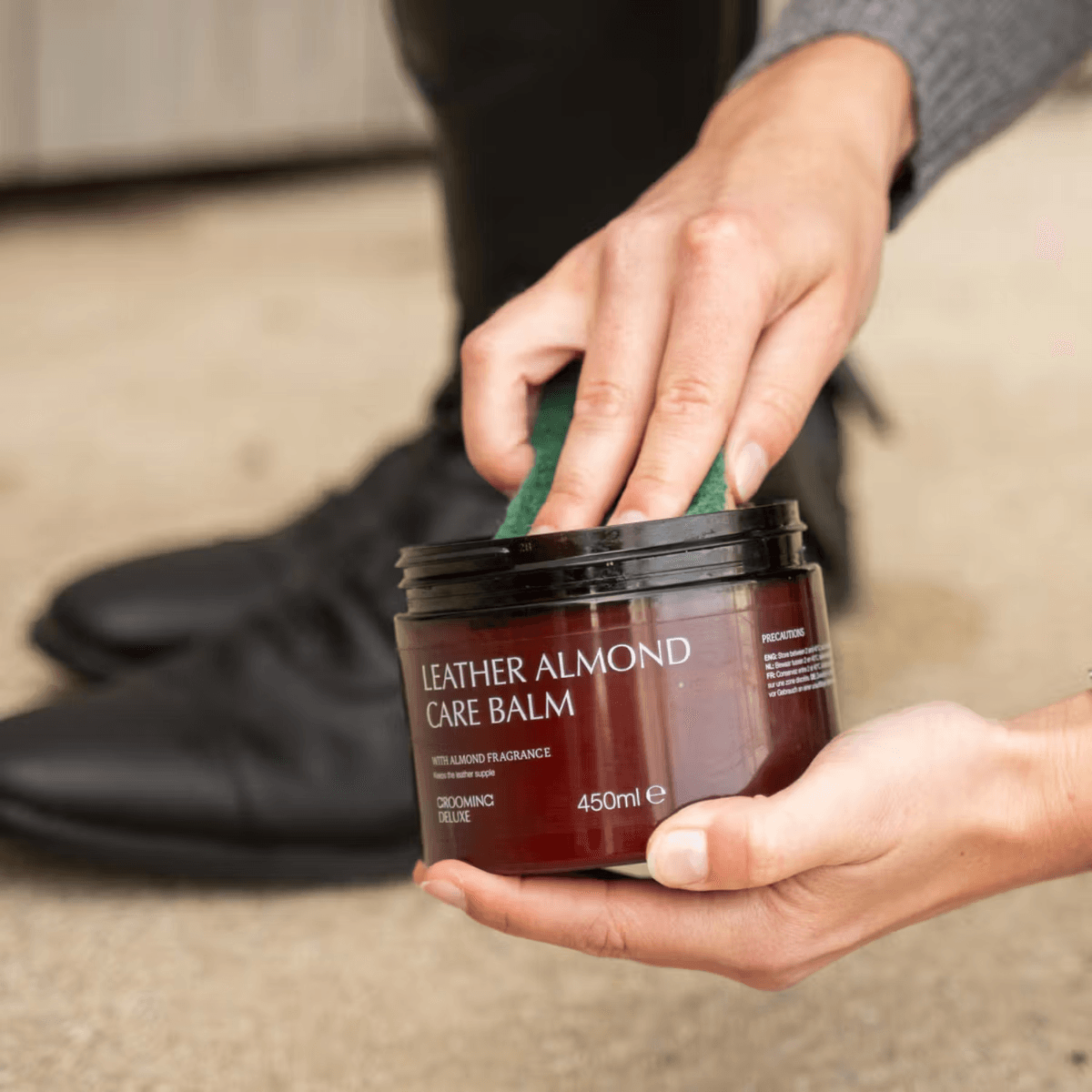 Grooming Deluxe Leather Almond Care Balm