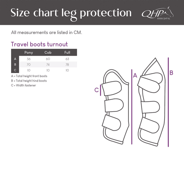 Hovedbilde QHP Travel boots turnout