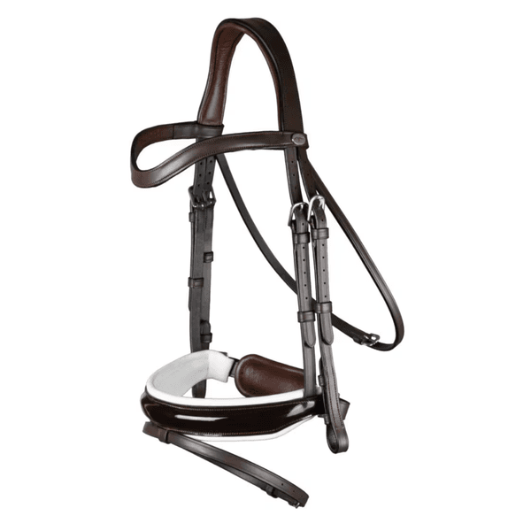 Hovedbilde Dyon WO Large Crank Noseband Bridle w Flash Brown