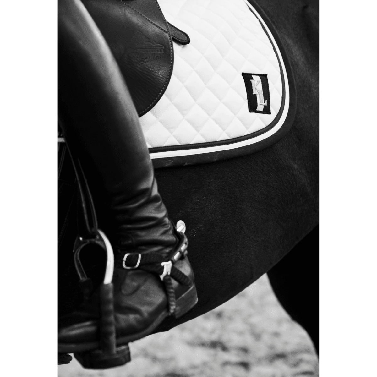 KL Classic Jumping Saddle Pad White
