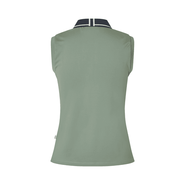 Hovedbilde KLLaura Ladies Sleeveless Polo Pique Top - Green ...