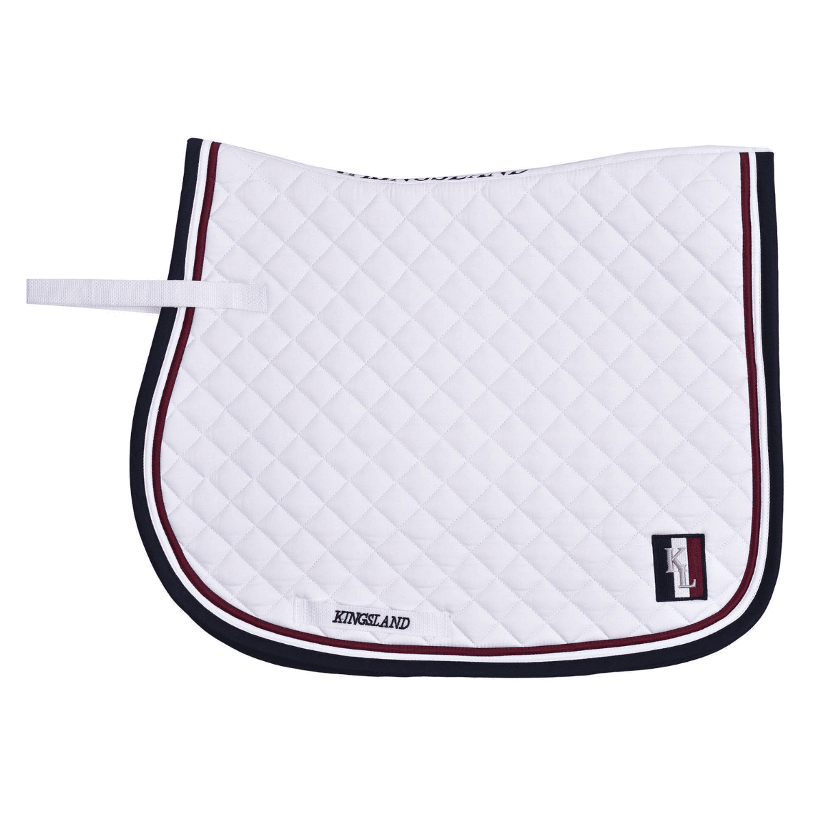 KL Classic Jumping Saddle Pad White